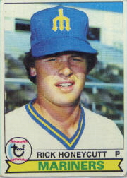 1979 Topps Baseball Cards      612     Rick Honeycutt RC